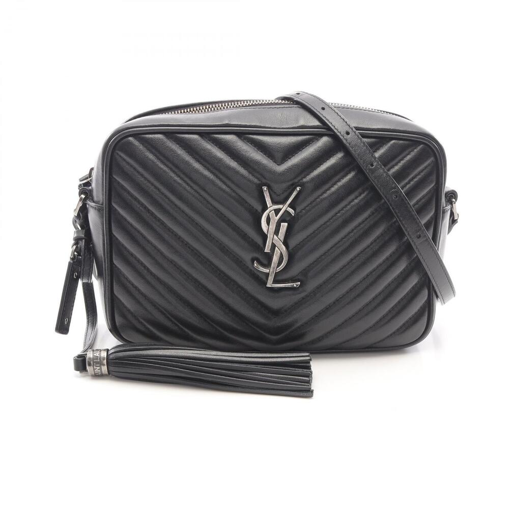 Saint Laurent Lou Monogram Camera Bag Shoulder Bag Black